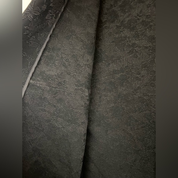 ASTR The Label Black Floral Blazer Jacket Small (sku 497) - Picture 7 of 12